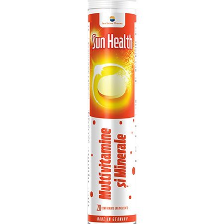 Sun Health Efervescent mulitivitamine + minerale